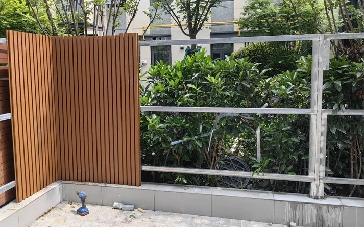 219mm*26mm Outdoor Co-Extrusion WPC Wall Panel Cladding