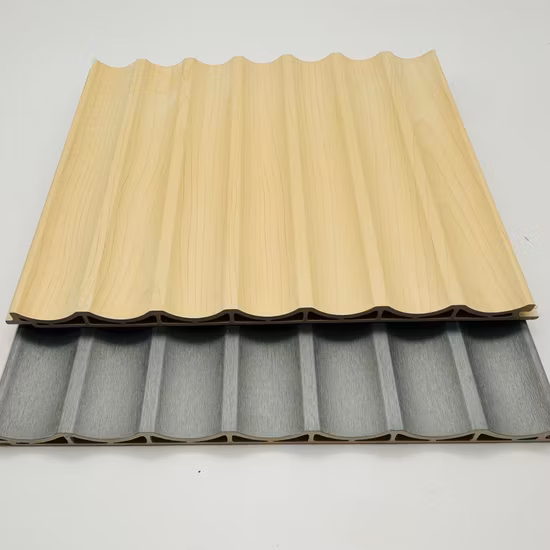 ダブルローディング木材プラスチック複合防水装飾 PVC & WPC & Wpvc 材料屋内壁パネルシャワーバスルーム & 天井 & 床